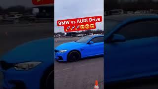 Bmw vs audi driver #viralvideo #automobile #bmwaudi #reels #drift #germancarbrands #drifting