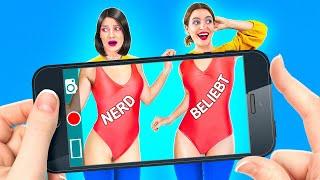 NERD-MÄDEL VS BELIEBTES MÄDEL || Reicher vs Pleiter Gamer von 123 GO! GOLD