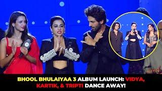 Vidya Balan, Kartik Aaryan And Tripti Dimri Groove On Bhool Bhulaiyaa 3's Title Song!