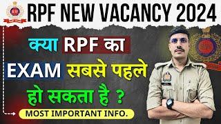 RPF New Recruitment 2024 क्या RPF का Exam ALP & Technician से पहले हो सकता है? RPF Exam Date 2024