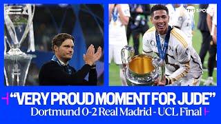 REACTION: Edin Terzić reacts after Real Madrid win the Champions League against Dortmund 