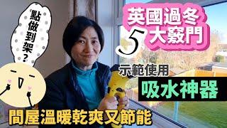 [唔再有怨言] 英國過冬5大竅門｜示範使用吸水神器｜我哋每日既生活流程｜兩隻學雞既特別要求 間屋溫暖乾爽又節能，正！ #BNO #移民英國