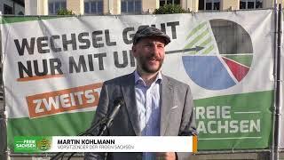 Martin Kohlmann in Zwickau: "Wir FREIE SACHSEN stehen für eine echte freiheitliche Erneuerung!"