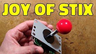 Teardown of a Sanwa style arcade joystick