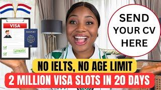 8000 Companies Can Give You A Free Visa Slot To Europe In 20 Days, No IELTS