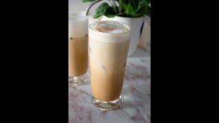 Iced white chocolate mocha recipe #shorts