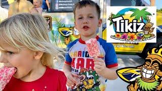 Tosh Toys gets a Quarantine Visit from Tikiz Shaved Ice & Ice Cream!