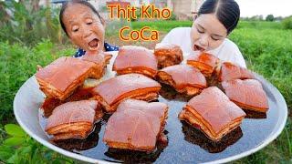 Bà Tân Vlog - Lần Đầu Làm Nồi Thịt Kho Coca Khổng Lồ Đãi Cả Làng