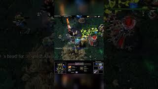 The power of Earth Fire and Wild Warlock #iccup #wodota #dota #shorts