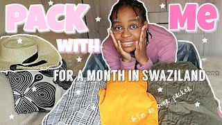 Pack With Me For My Trip To Swaziland|SOUTH AFRICAN YOUTUBER