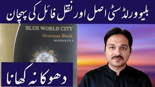 Blue World City Islamabad || Overseas Block file checking method || Transparent Properties