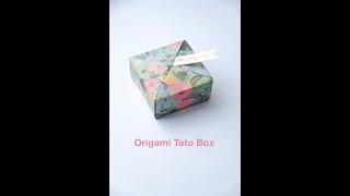 How to fold Origami Tato Box (Robin Glynn) #Shorts