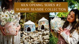 Summer Collection - Seaside Inspiration for cottages, vases and mugs going into my Kiln Opening