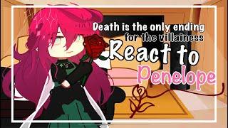 Death is the only ending for the villainess react to Penelope || Manhwa || Spoiler! || Gacha Club ||