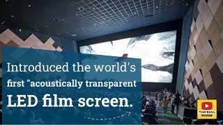 Introduced the world's first "acoustically transparent" LED film screen.