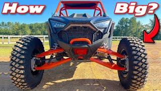 WE PUT 37s on a POLARIS RZR PRO R and THIS HAPPENED!