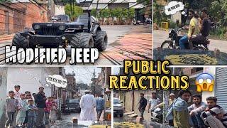 Modified jeep Public reactions  || Prince544 ||