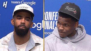 Anthony Edwards & Mike Conley Talk Game 5 LOSS vs OKC Thunder, FULL Postgame Interview