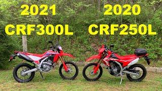 The Honda CRF300L VS  Honda CRF250L | What's the Difference ?