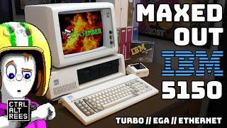 IBM 5150 With 7.16MHz Overclock, EGA & Ethernet - Show & Tell #DOSCember