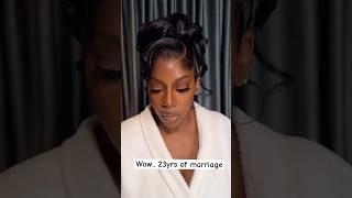 You won’t believe she has been married for 23yrs. She looks extremely young… #shorts #weddings #love