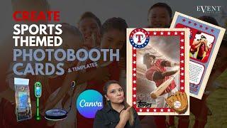 How to Create a Baseball Trading Card Template on Canva for Photobooth Owners! 