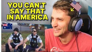 American reacts to Australian 'Police Officers' (Superwog1)