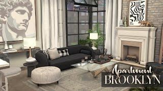 BROOKLYN APARTMENT + CC LIST | The Sims 4: Speed Build