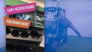 Golf Cart Besichtigung über ZoomCall Videokonferenz bei HSH