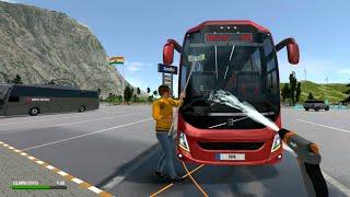 Bus Simulator : Ultimate | Awesome trip ️🫠  | India  | Volvo 9600 | Zuuks | Drive with Devil 