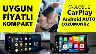 En Kompakt ve Uygun Fiyatlı Kablosuz Carplay ve Android Auto Çözümleri !