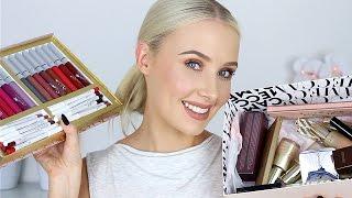 MAKEUP HAUL / UNBOXING / SWATCHES! | Lauren Curtis