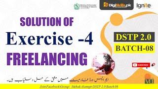 freelancing exercise 4 batch 8 | dstp 2.0 batch 08 freelancing exercise 4 solution