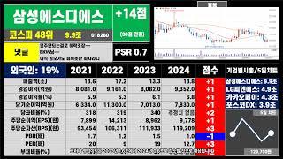 삼성에스디에스 한장 요약 R0 7 0225  부동산처럼 우량 주식 투자하세요  #주식 #투자 #부동산 #뉴스 #재테크 #비트코인#계몽