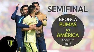 Bronca Pumas vs América AP 2015