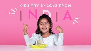 Kids Try Snacks from India | Kids Try | HiHo