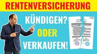 RENTENVERSICHERUNG: Kündigen oder Verkaufen? Was lohnt sich mehr? Im Interview mit Felix Früchtl