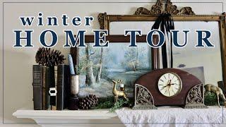 ALL THRIFTED! WINTER HOME TOUR 2024 | Home Decorating Ideas