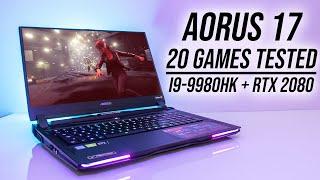 Aorus 17 YA Gaming Laptop Benchmarks - 20 Games Tested!