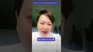 How helper can do a Gd interview with Employer ?