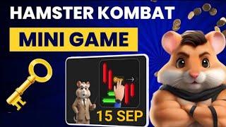 Hamster Kombat Key 15 September️|Hamster Kombat Today Key|Mini Game Hamster Kombat 15 September|Key