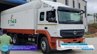 Dry Truck Container manufactured by Coolova Cold Chain Coimbatore |  Hatcheries truck