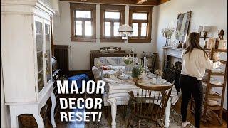 Spring Decor Refresh Decorate with Me: Adding Blue Vintage Decor to the Dining Room! #trending