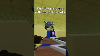 You are the last player in a online boss fight [ROBLOX Animation] #memes