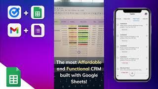 Sheetify CRM | All-in-one Google Sheets CRM in Action!