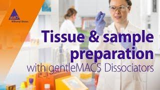 Tissue Dissociation with gentleMACS™ Dissociators