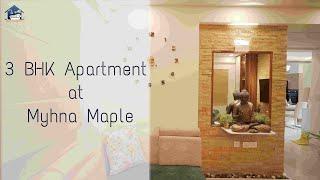 Home Interiors of 3 BHK Apartment at Myhna Maple Whitefield