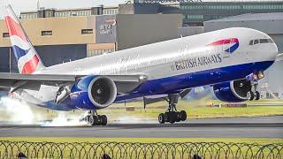 30 BIG PLANE LANDINGS | MORNING ARRIVAL RUSH | LONDON HEATHROW Airport Plane Spotting [LHR/EGLL]