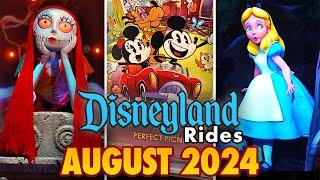 Disneyland Rides - August 2024 POVs [4K 60FPS]