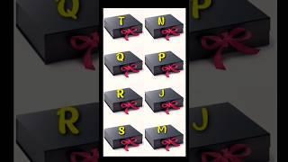 ||CHOOSE ONE LETTER GIFT BOX ||#SHORTS#YTSHORTS#TENDING#VIRAL@artqueen.x